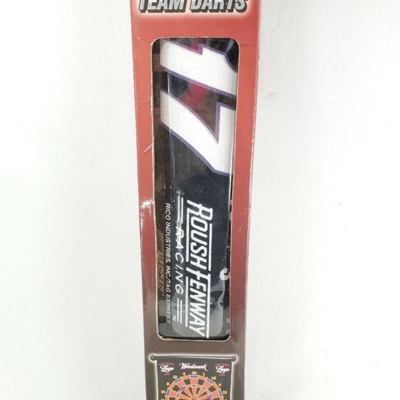 Vtg Roush Racing Magnetic Darts Game Wall Mount Nascar Rico Ind. Tag Express NIB - Picture 8 of 8